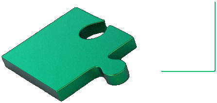 light green puzzle piece